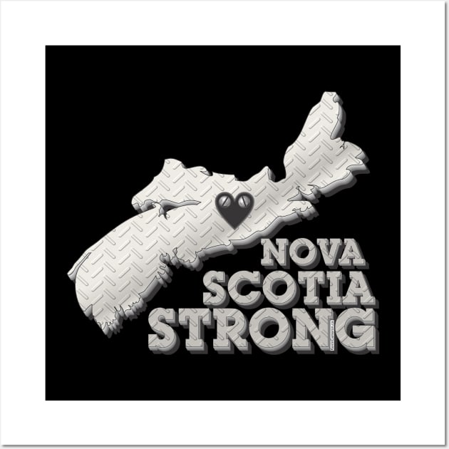 Nova Scotia Strong Metal Wall Art by Nova Scotia Home 